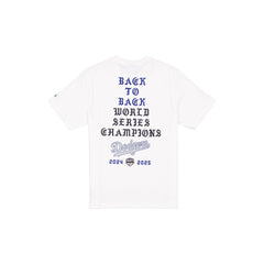 Born x Raised Los Angeles Dodgers Back to Back White T-Shirt