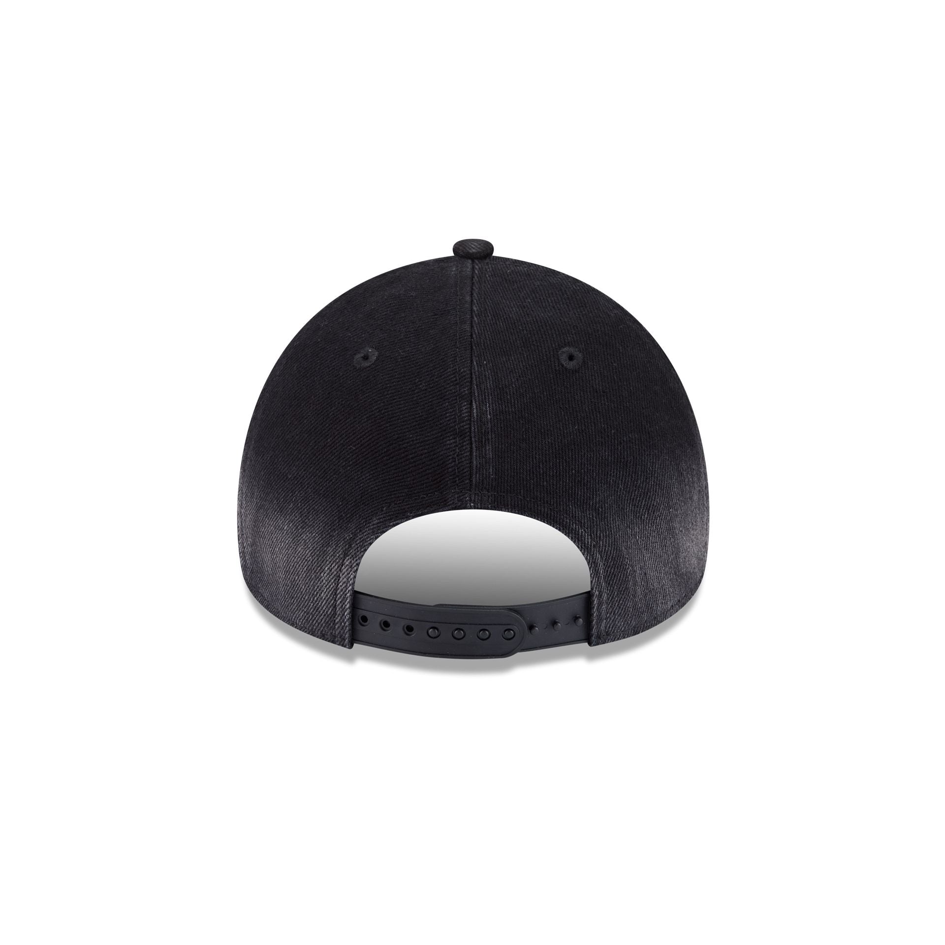 New York Mets Washed Black Denim 9FORTY A-Frame Unstructured Snapback Hat