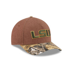 LSU Tigers Camo Twill 9FORTY M-Crown A-Frame Snapback Hat