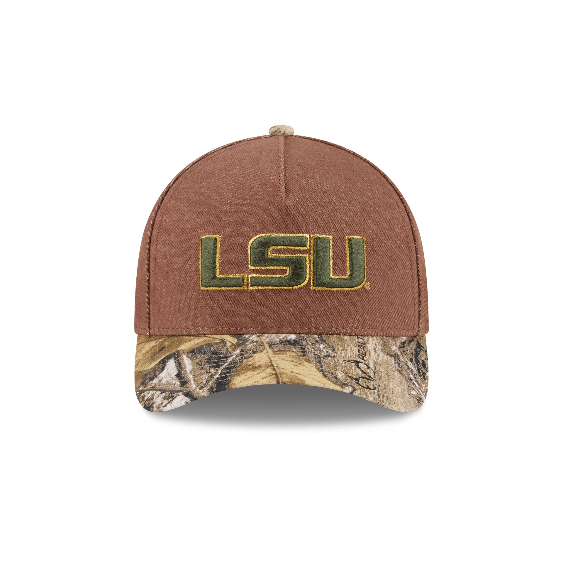 LSU Tigers Camo Twill 9FORTY M-Crown A-Frame Snapback Hat