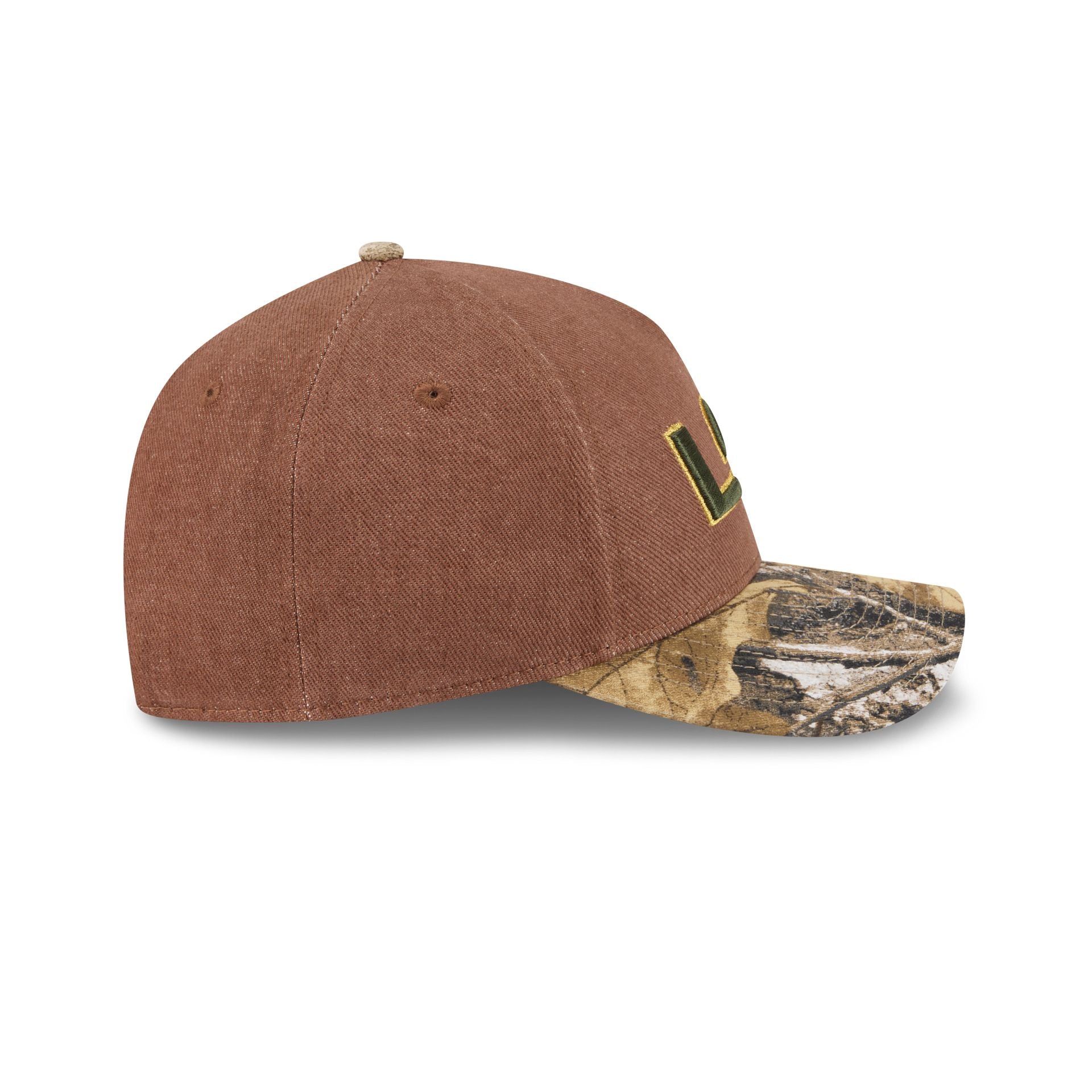 LSU Tigers Camo Twill 9FORTY M-Crown A-Frame Snapback Hat