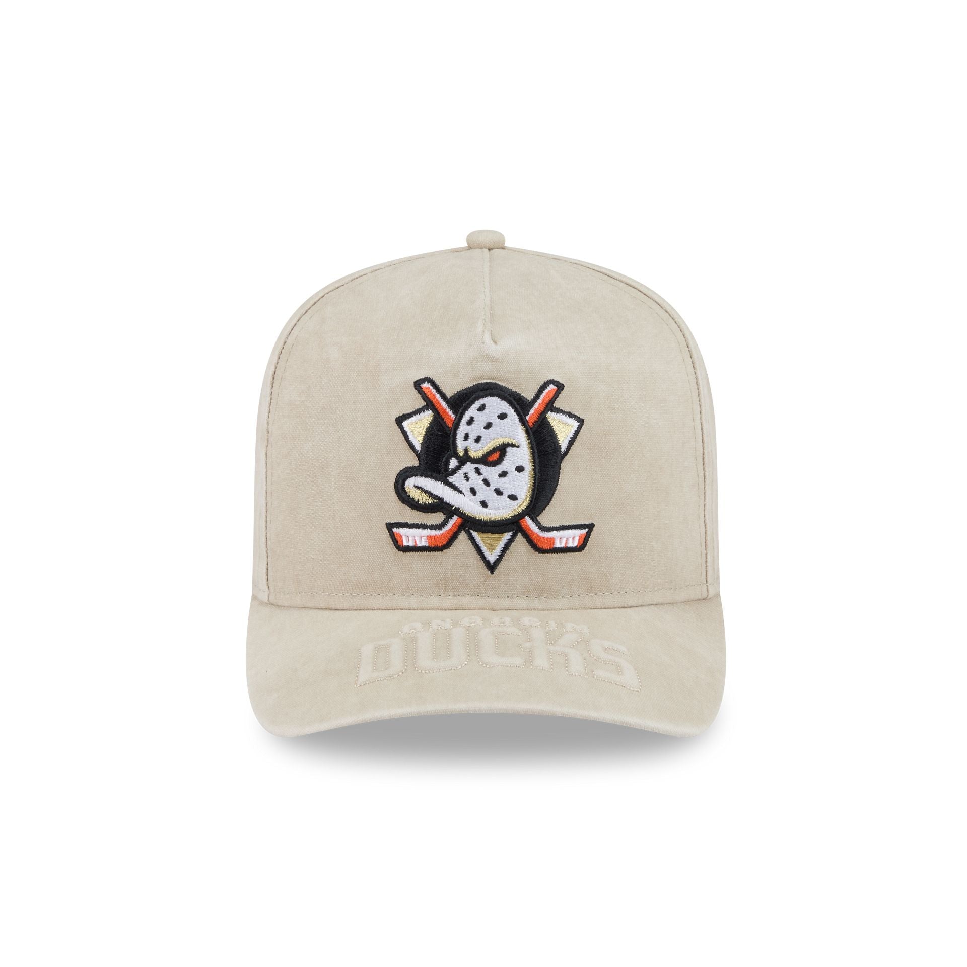 Anaheim Ducks Brushed Cotton Stone 9FIFTY A-Frame Snapback Hat