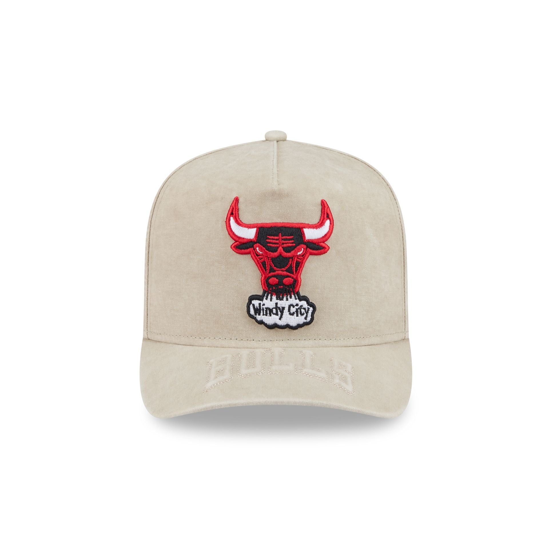 Chicago Bulls Brushed Cotton Stone 9FIFTY A-Frame Snapback Hat