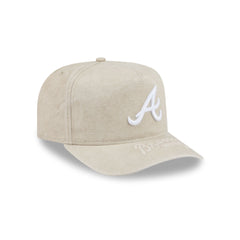 Atlanta Braves Brushed Cotton Stone 9FIFTY A-Frame Snapback Hat