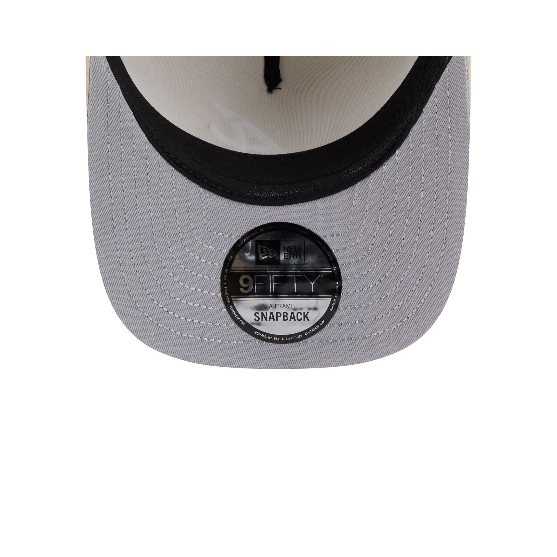 Atlanta Braves Brushed Cotton Stone 9FIFTY A-Frame Snapback Hat