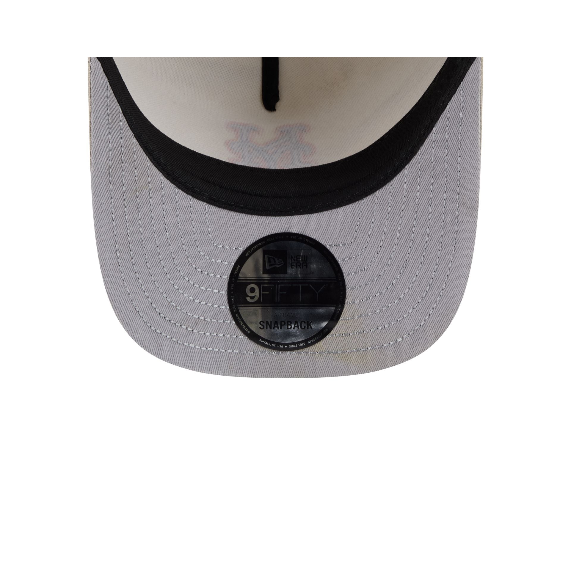 New York Mets Brushed Cotton Stone 9FIFTY A-Frame Snapback Hat