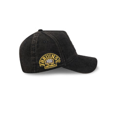 Boston Bruins Washed Thin Wale Cord 9FORTY A-Frame Unstructured Snapback Hat