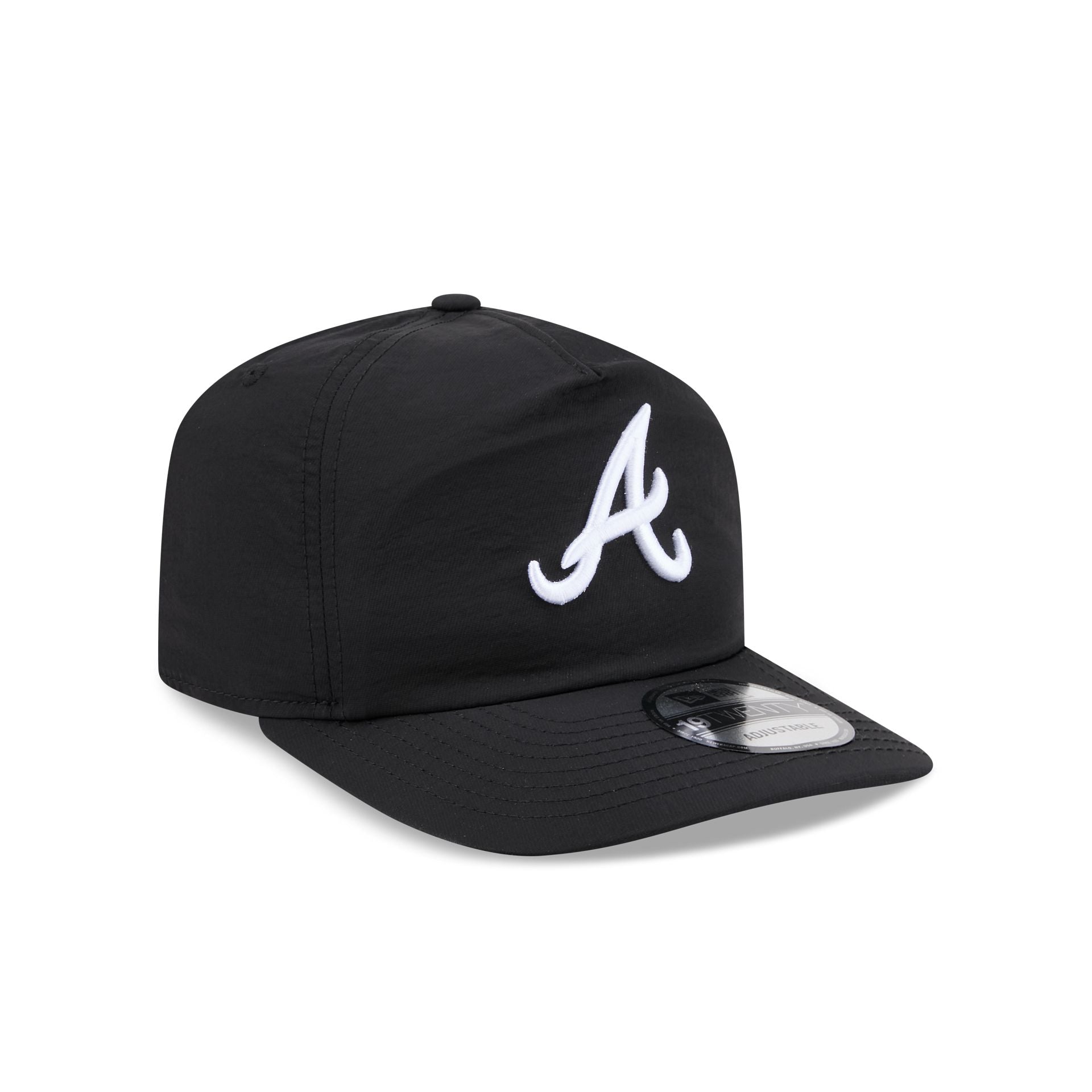 Atlanta Braves Nylon Black 19TWENTY Adjustable Hat