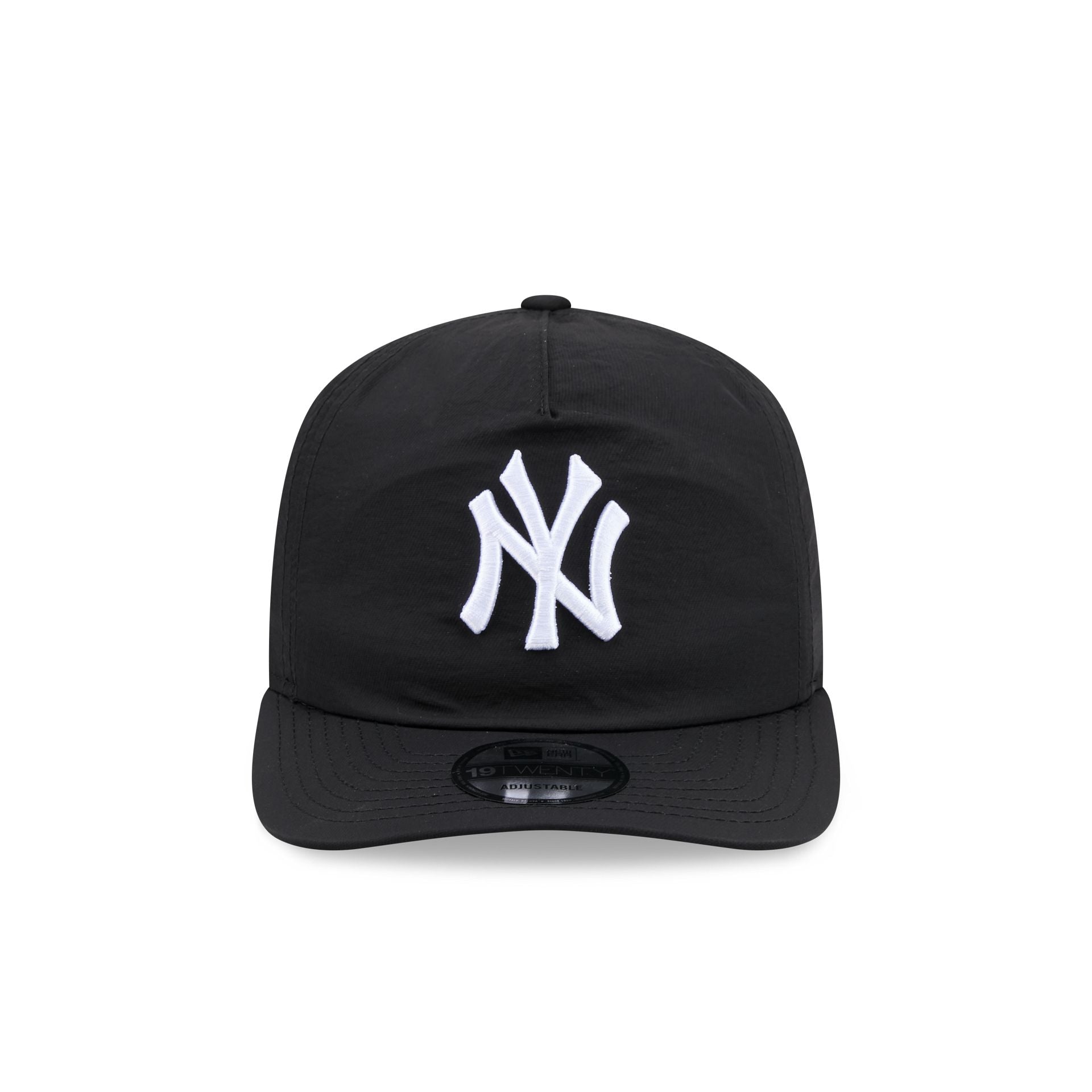 New York Yankees Nylon Black 19TWENTY Adjustable Hat