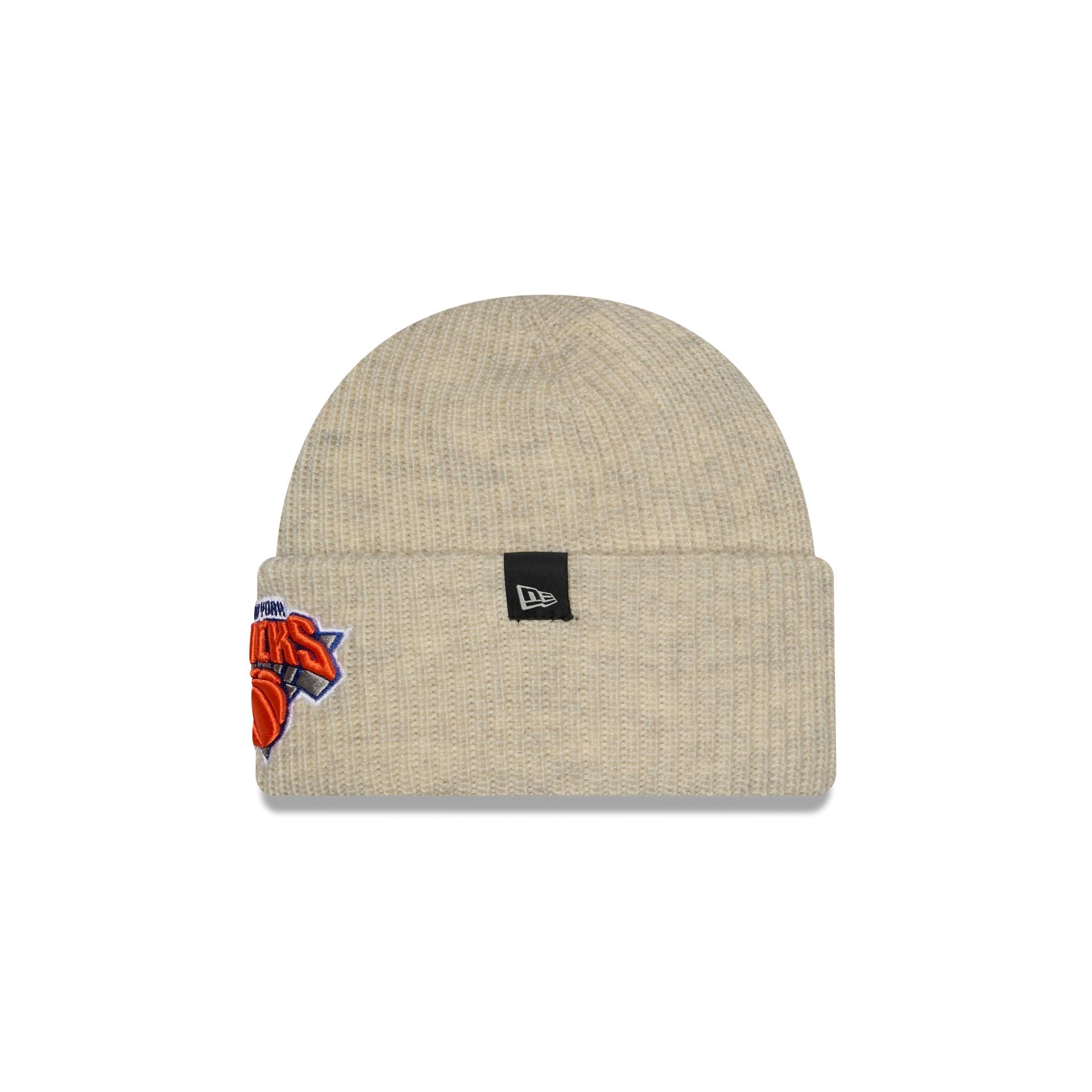 New York Knicks Woolen Heather Gray Short Cuff Knit Beanie Hat