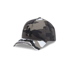 Los Angeles Dodgers Washed Camo 9FORTY A-Frame Unstructured Cut-Off Visor Snapback Hat