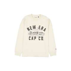 New Era Branded Cap Commuters Graphic Wine Cork Long Sleeve T-Shirt