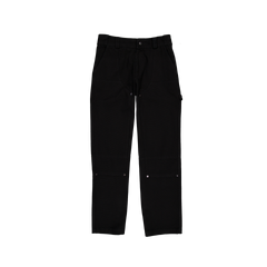 New Era Branded Cap Commuters Black Double Knee Pants