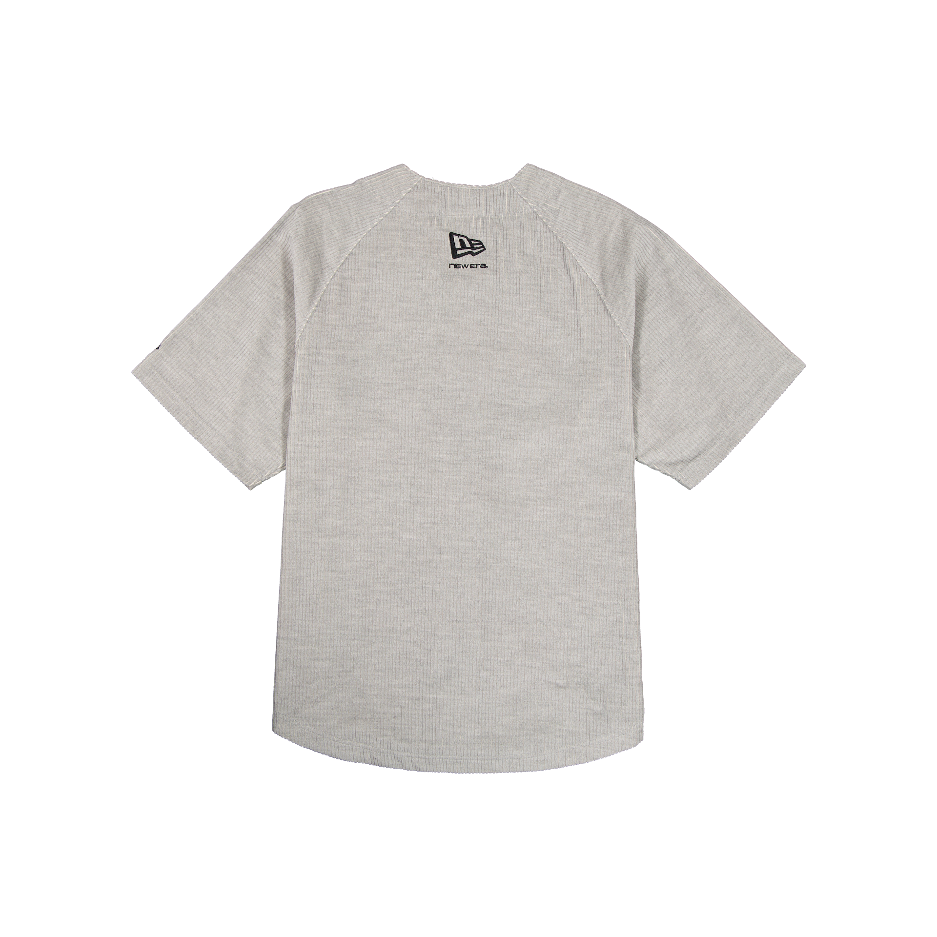 New Era Branded Cap Commuters Raglan Heather Gray Baseball Jersey