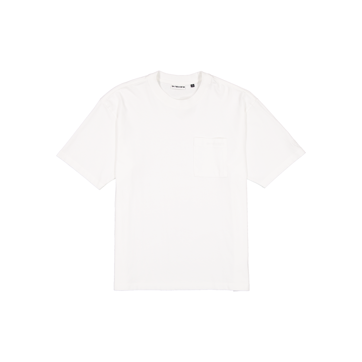 New Era Branded Alden II Heavyweight College White Pocket T-Shirt