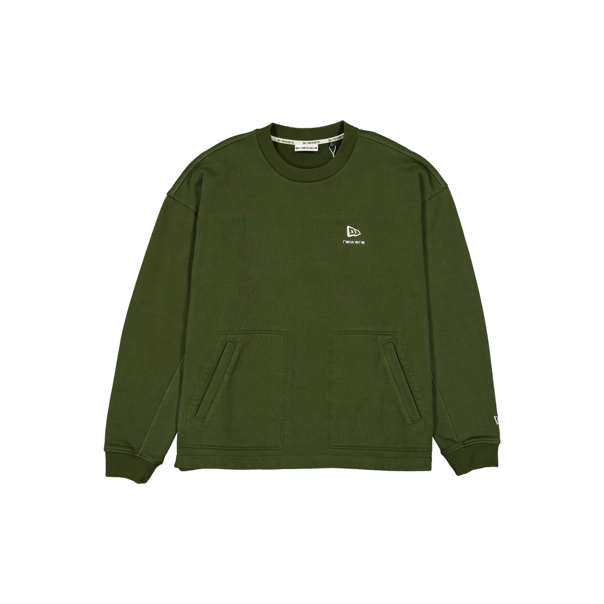 New Era Branded Alden II Combat Moss Crewneck