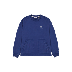 New Era Branded Alden II Carbon Navy Crewneck