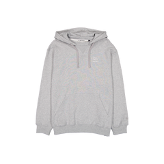 New Era Branded Cap Commuters Heritage Heather Gray Hoodie