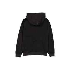 New Era Branded Cap Commuters Washed Black Full-Zip Hoodie