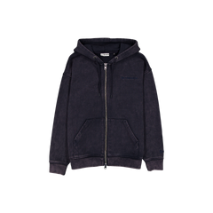 New Era Branded Cap Commuters Washed Navy Full-Zip Hoodie