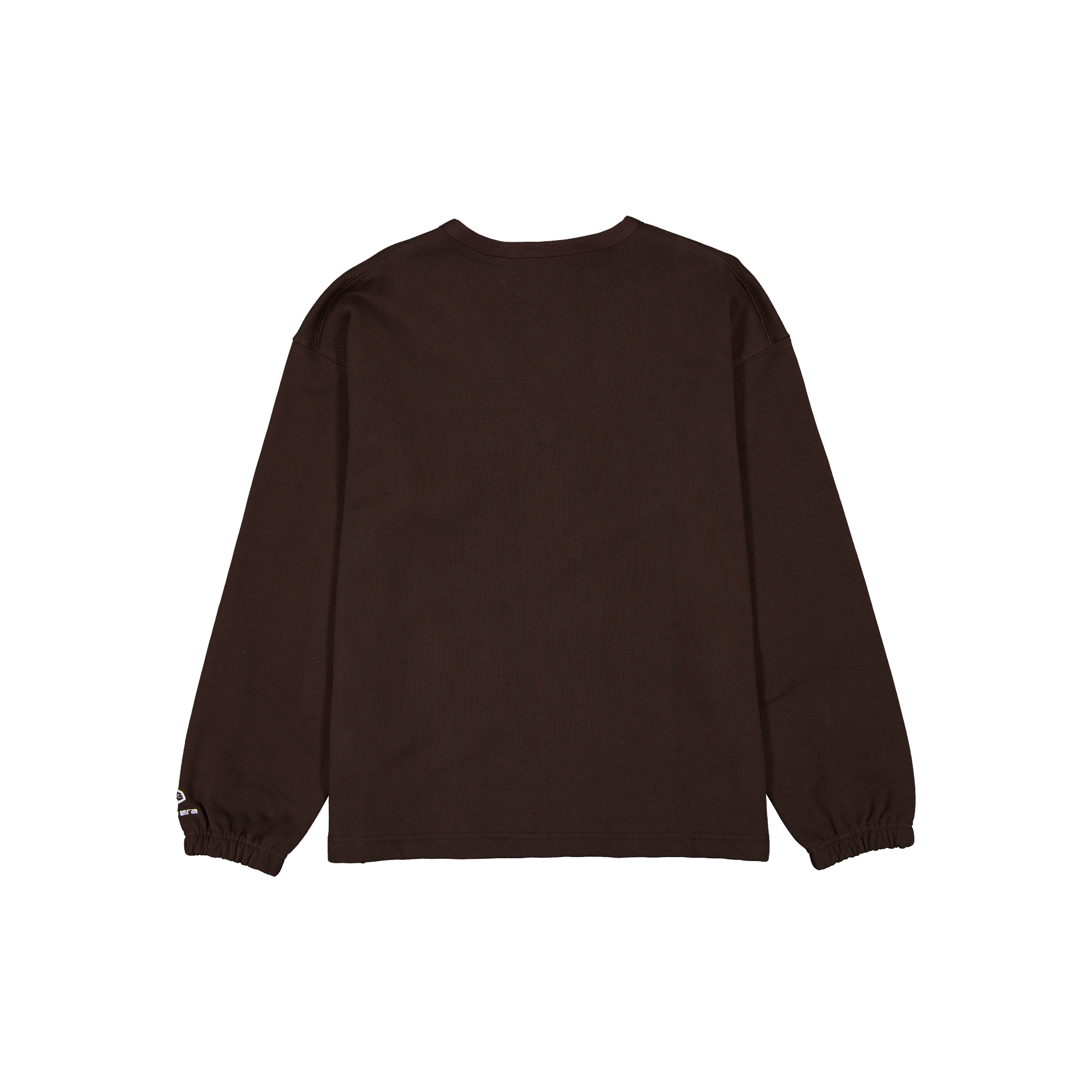 New Era Branded Alden Dark Brown Full-Zip Cardigan