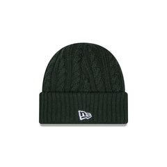 New Era Cap Woolen Emerald Cable Knit Beanie Hat