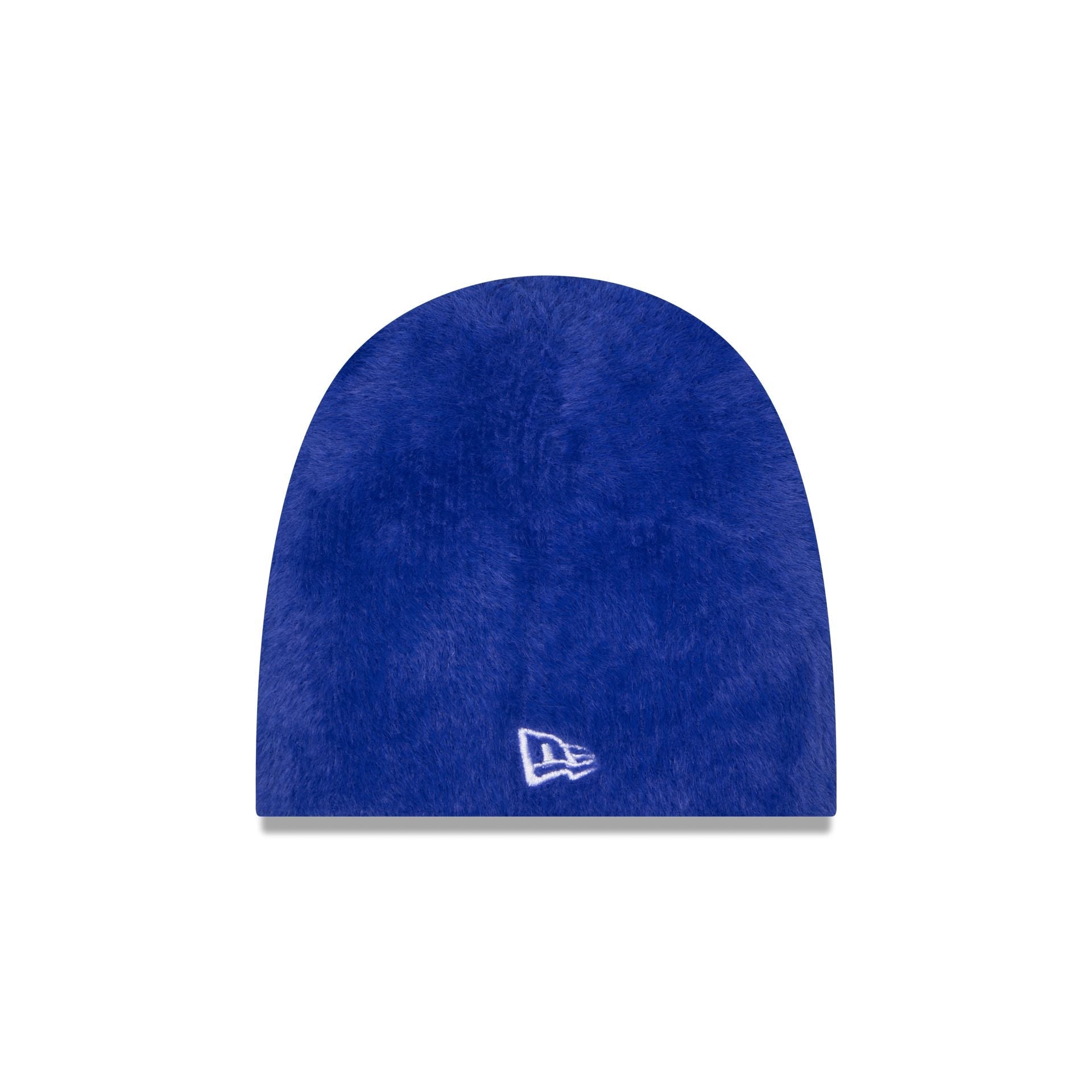 New Era Cap Fuzzy Blue Cuffless Knit Beanie Hat