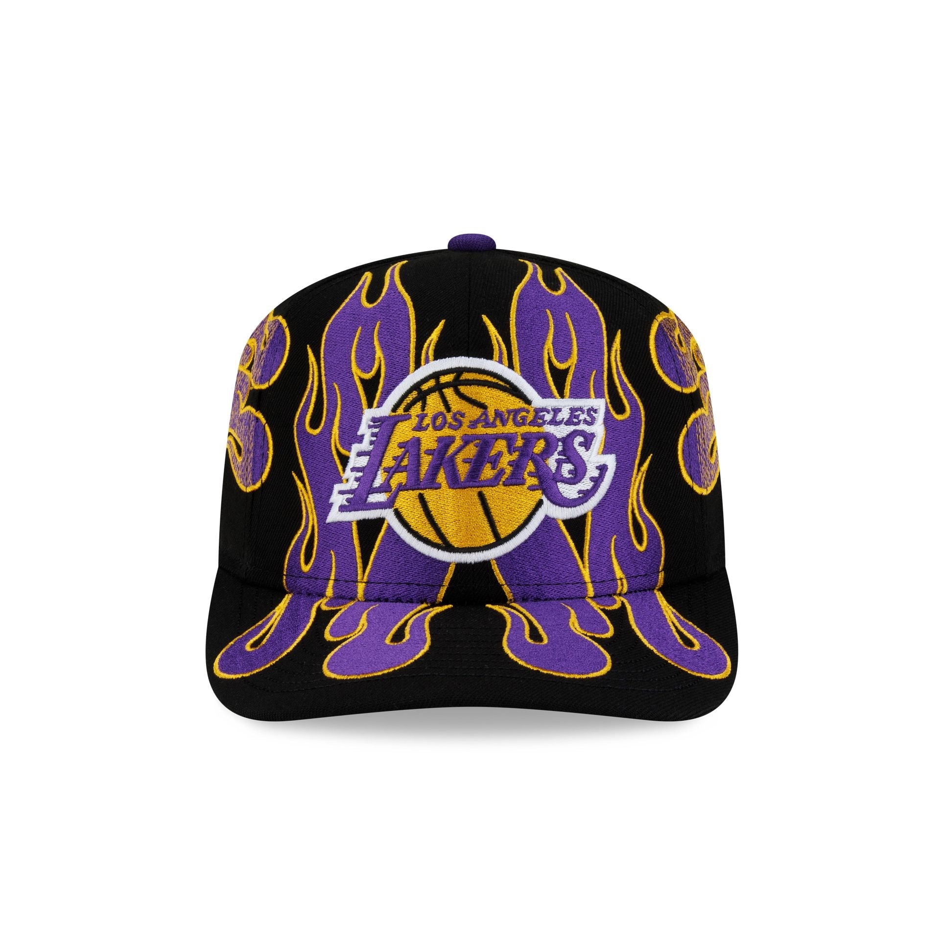Nice Kicks x Los Angeles Lakers Y2K Flames 9FIFTY Original Fit Snapback Hat