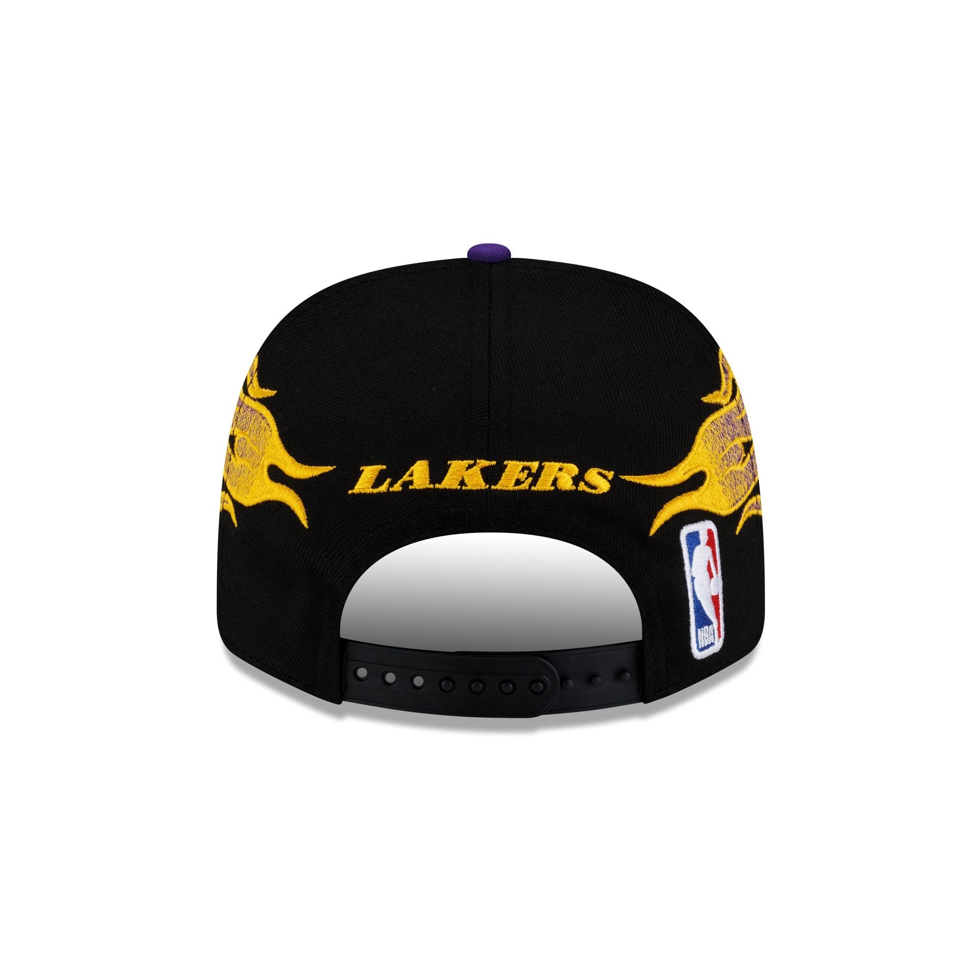 Nice Kicks x Los Angeles Lakers Y2K Flames 9FIFTY Original Fit Snapback Hat