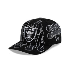 Nice Kicks x Las Vegas Raiders Y2K Flames 9FIFTY Original Fit Snapback Hat