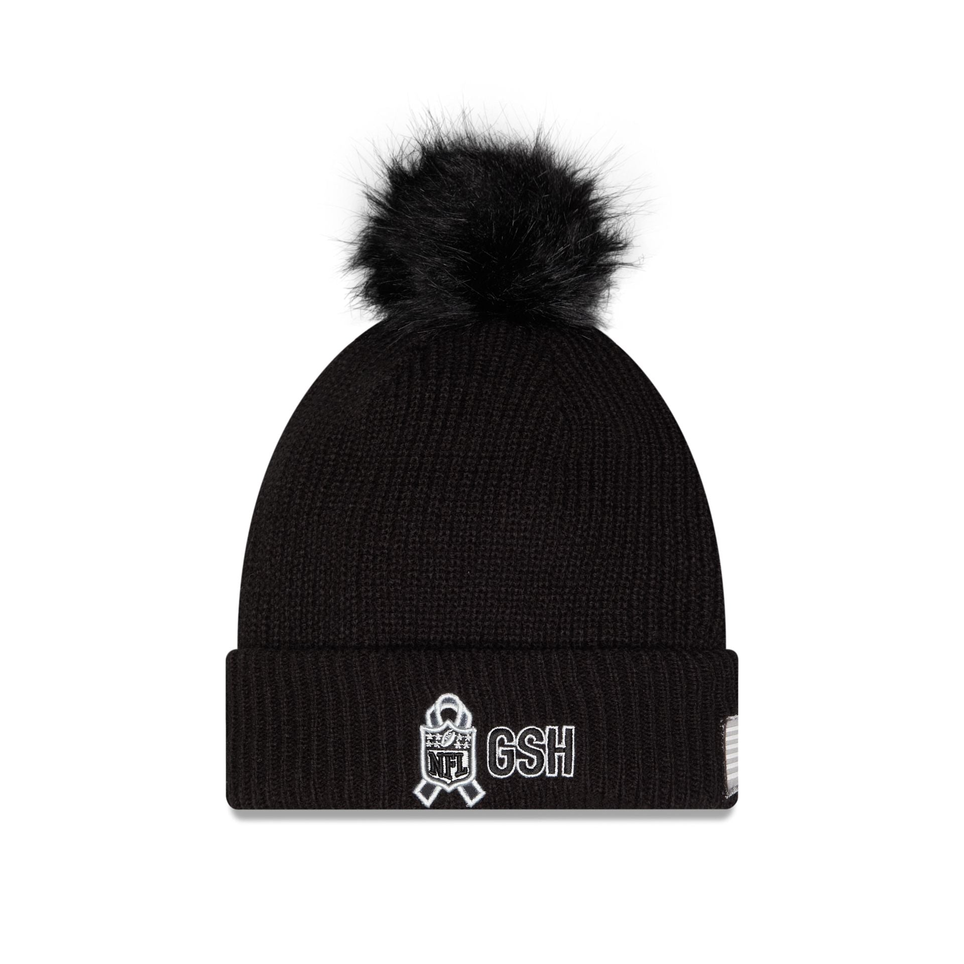 Chicago Bears 2026 Salute to Service Women's Pom Knit Hat