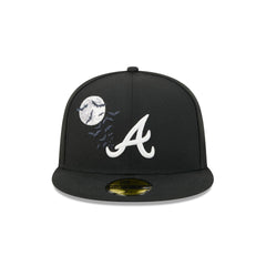Atlanta Braves Glow-in-the-Dark Bats 59FIFTY Fitted Hat