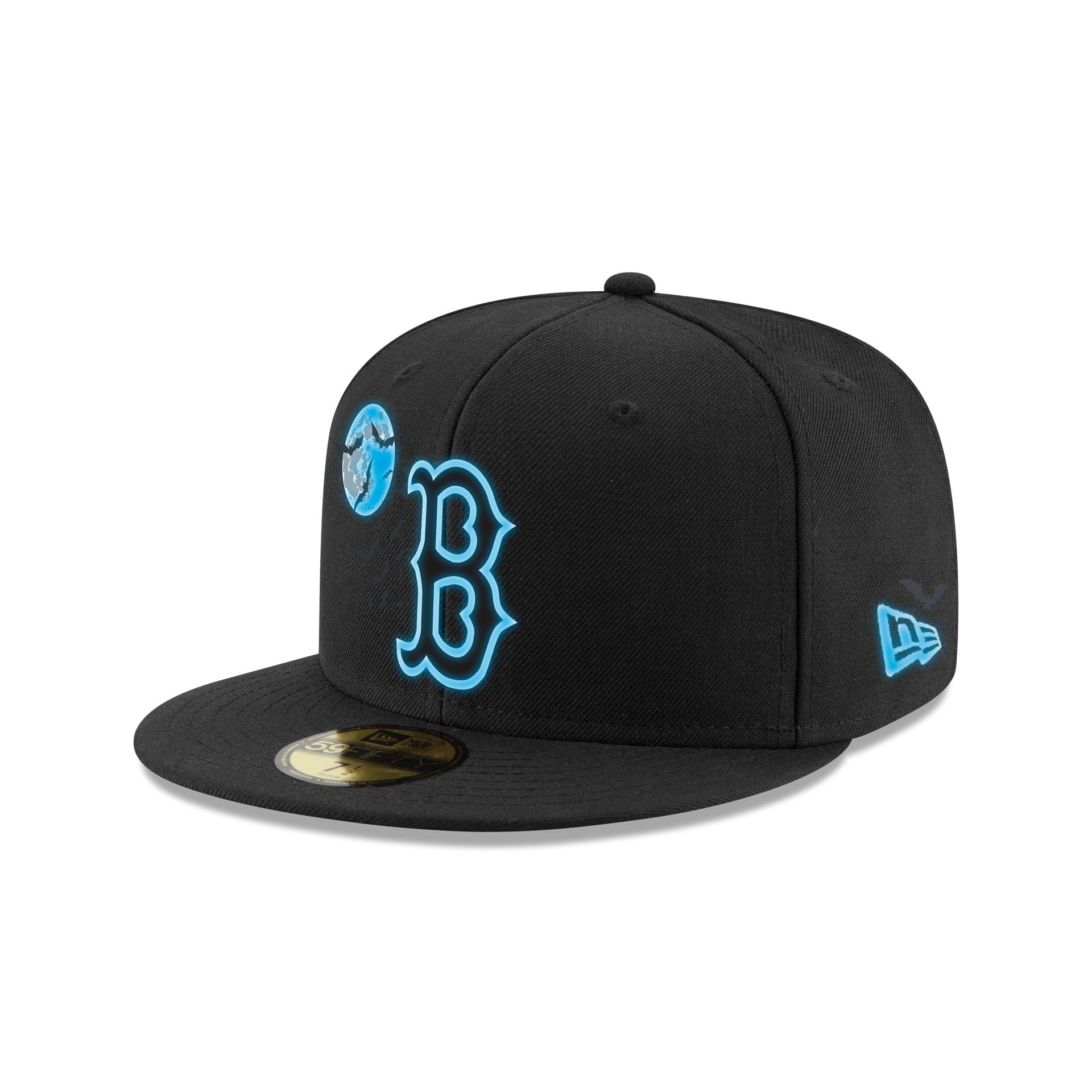 Boston Red Sox Glow-in-the-Dark Bats 59FIFTY Fitted Hat