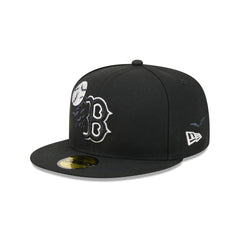 Boston Red Sox Glow-in-the-Dark Bats 59FIFTY Fitted Hat