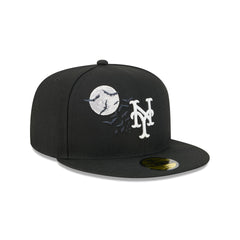 New York Mets Glow-in-the-Dark Bats 59FIFTY Fitted Hat