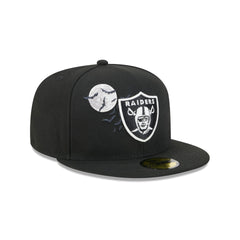 Las Vegas Raiders Glow-in-the-Dark Bats 59FIFTY Fitted Hat