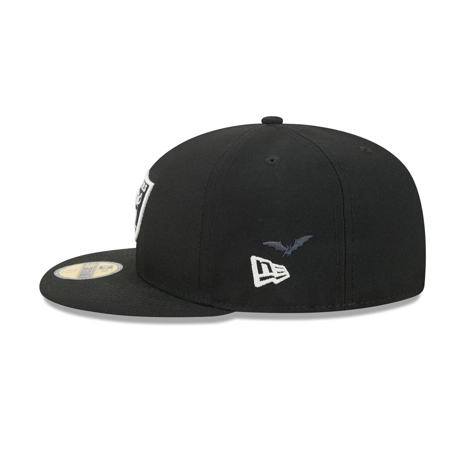 Las Vegas Raiders Glow-in-the-Dark Bats 59FIFTY Fitted Hat