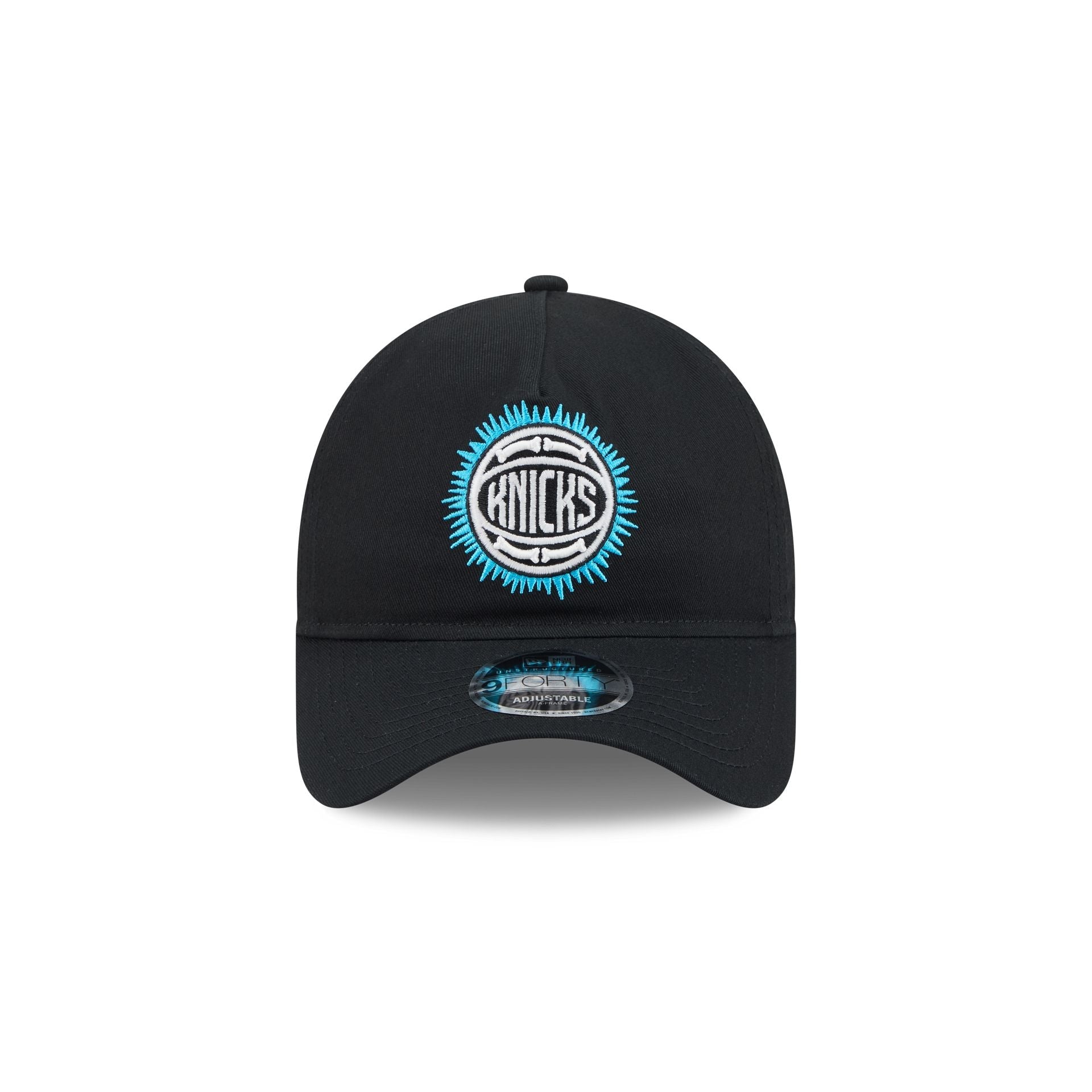 New York Knicks Electric Shock 9FORTY A-Frame Unstructured Snapback Hat