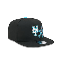 New York Mets Electric Shock Skeleton 9FIFTY A-Frame Snapback Hat