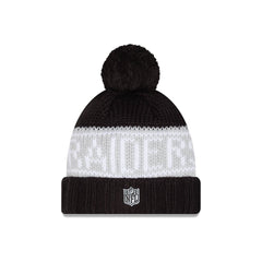 Las Vegas Raiders 2026 Sideline Cold Weather Women's Pom Knit Hat