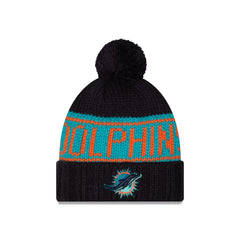 Miami Dolphins 2026 Rivalries Women's Pom Knit Hat