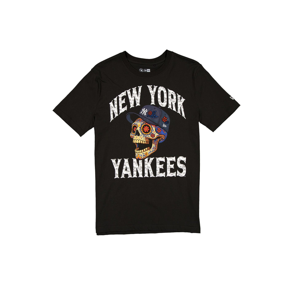 New York Yankees Day of the Dead Black T-Shirt