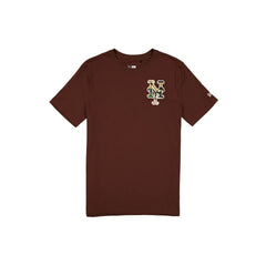 New York Mets Camo Logo Brown T-Shirt