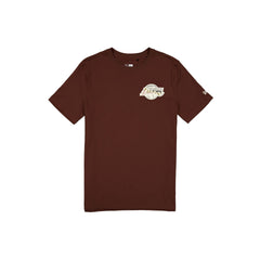Los Angeles Lakers Camo Logo Brown T-Shirt