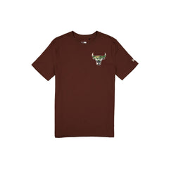 Chicago Bulls Camo Logo Brown T-Shirt