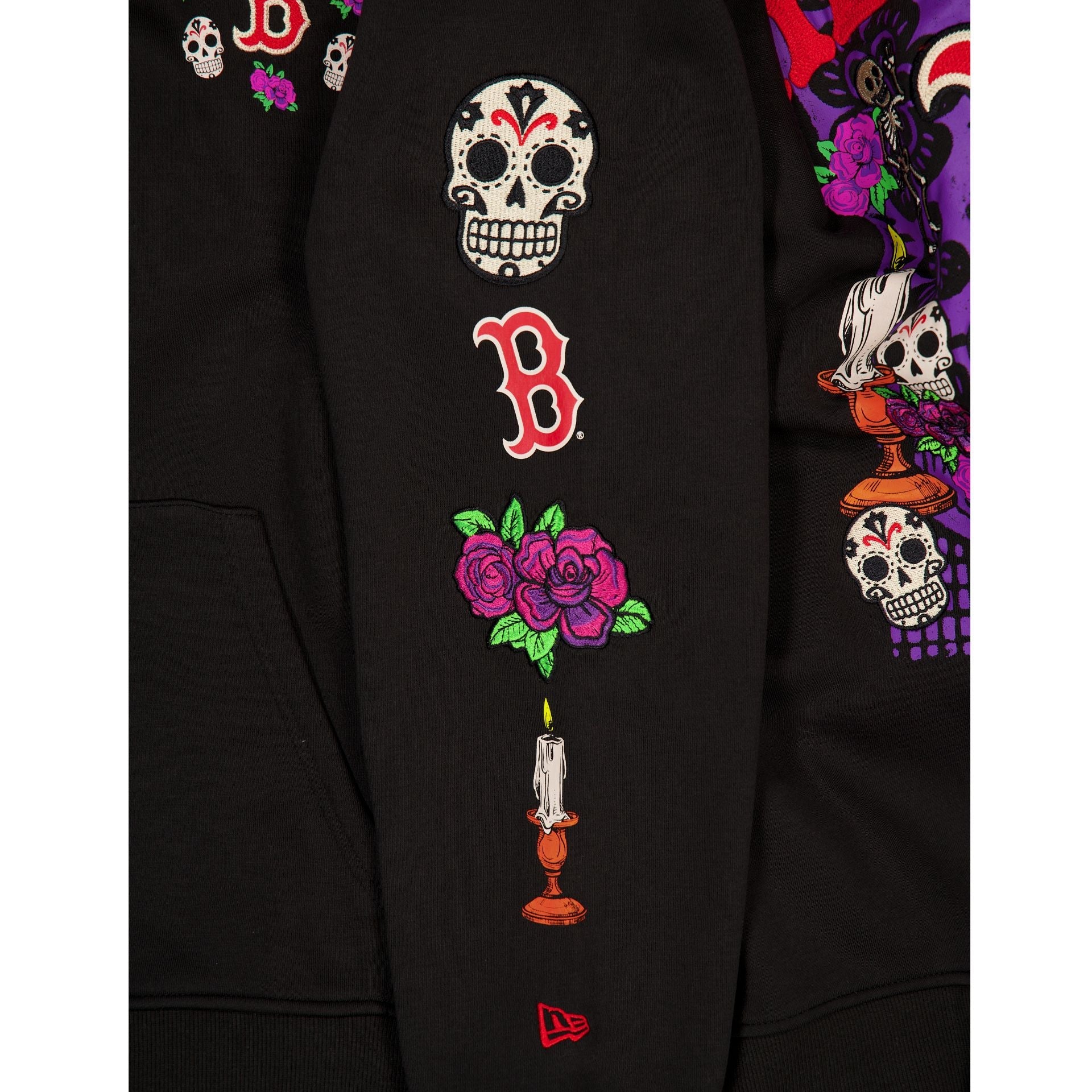Boston Red Sox Day of the Dead Black Hoodie