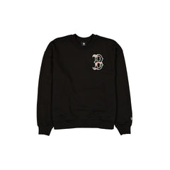 Boston Red Sox Camo Logo Black Crewneck