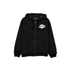Los Angeles Lakers Camo Logo Black Full-Zip Jacket