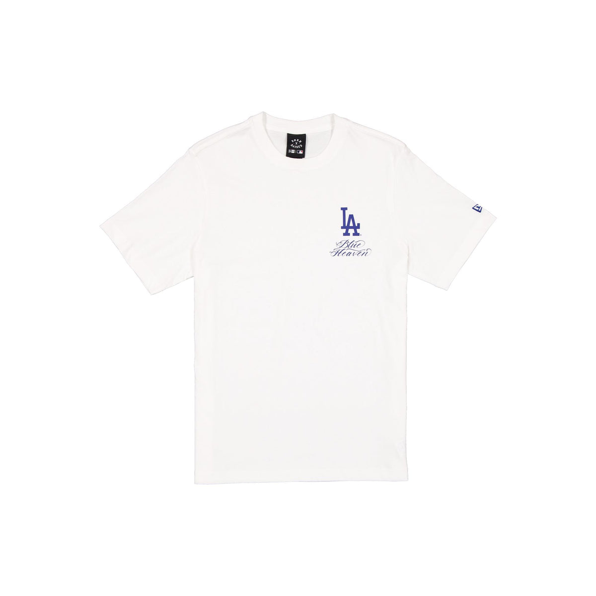 Born x Raised x Los Angeles Dodgers White Script T-Shirt