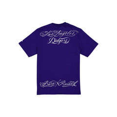 Born x Raised x Los Angeles Dodgers Dark Royal Script T-Shirt
